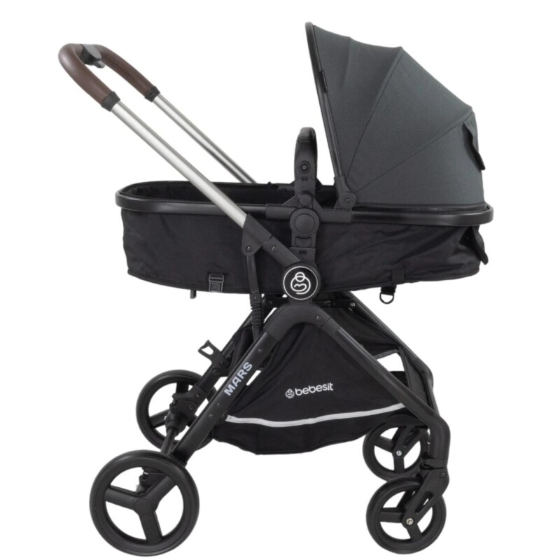 Bebesit Travel System Mars LX Baby Silla I-size + Base Gris Bebesit Travel System Mars LX Baby Silla I-size + Base Gris