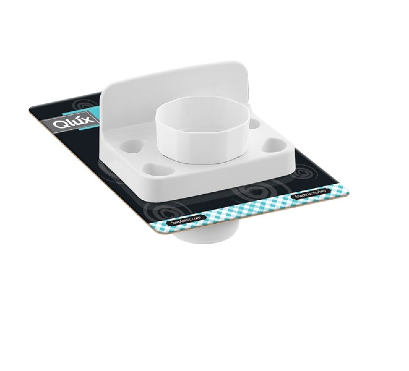 Porta cepillo y vaso para pared QLUX IDEAS 