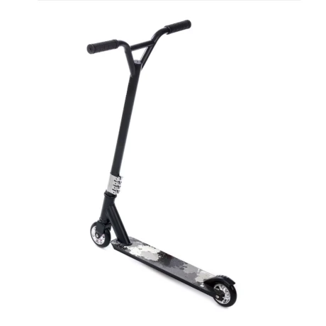 Monopatín Scooter Freestyle Acrobático Reforzado Stunt Giros 360° GRIS