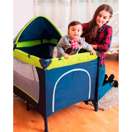 Practicuna con Cambiador Lumax Plegable y Transportable Azul