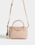 City Cartera City Trenzada - Rosa Viejo