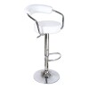 Taburete Kai Ideal para Bar C/Respaldo Blanco