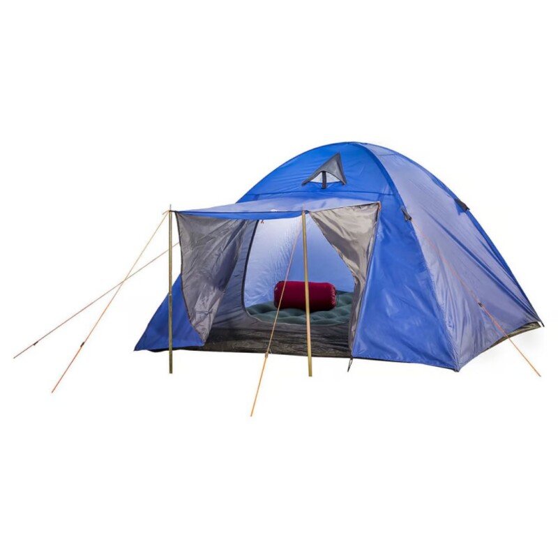 Carpa iglú Dome 4 personas azul c/Toldo Carpa iglú Dome 4 personas azul c/Toldo
