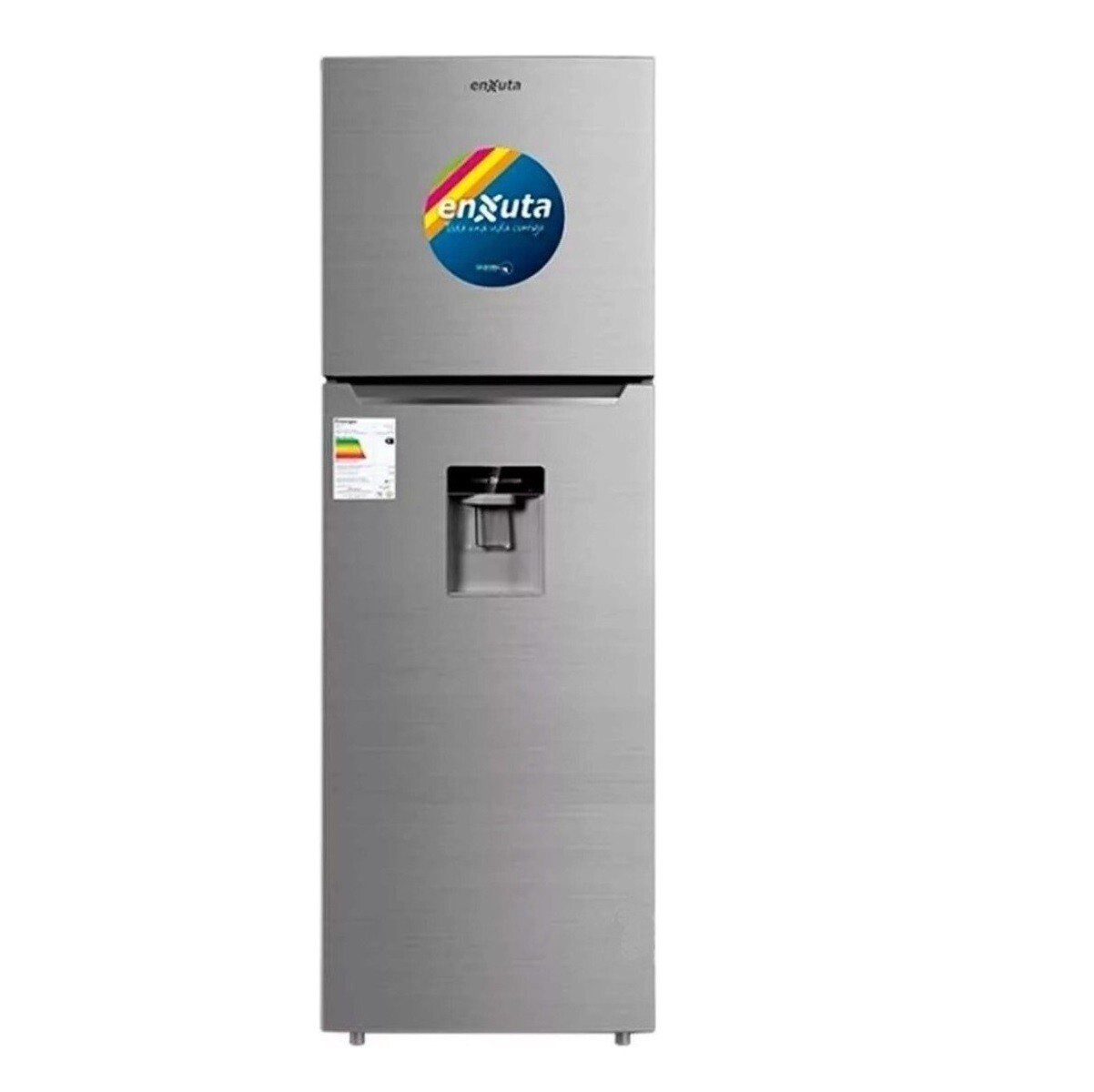 Heladera Con Freezer Enxuta Renx275d Color Inox Con Capacidad De 255l 