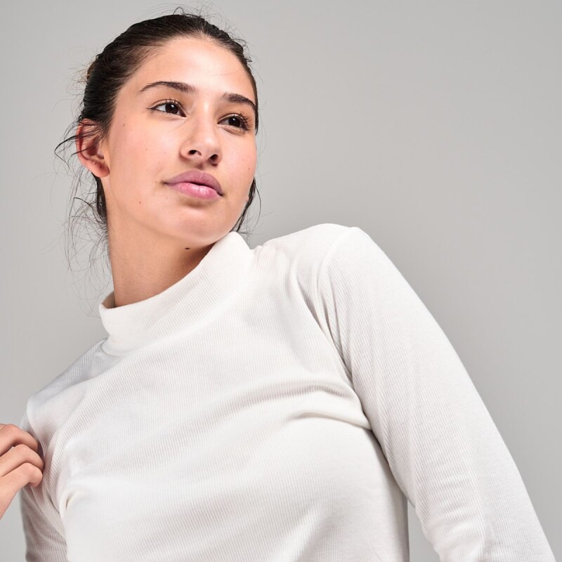 Polera Dama Slowly Off White