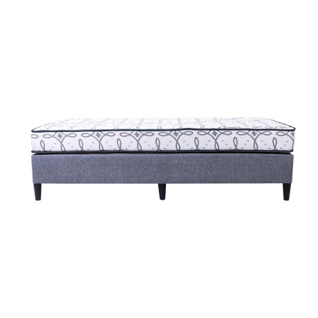 SOMMIER 1 PLAZA ESPUMA ALTA DENSIDAD VANILA 17 CM ALTURA