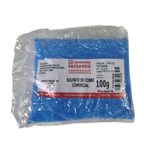 Sulfato de Cobre Comercial 100 g
