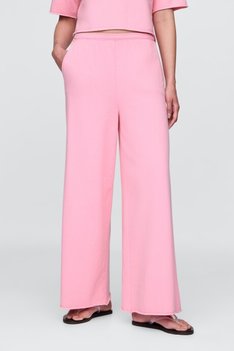 Pantalón Deportivo Sin Felpa Mujer May Pink