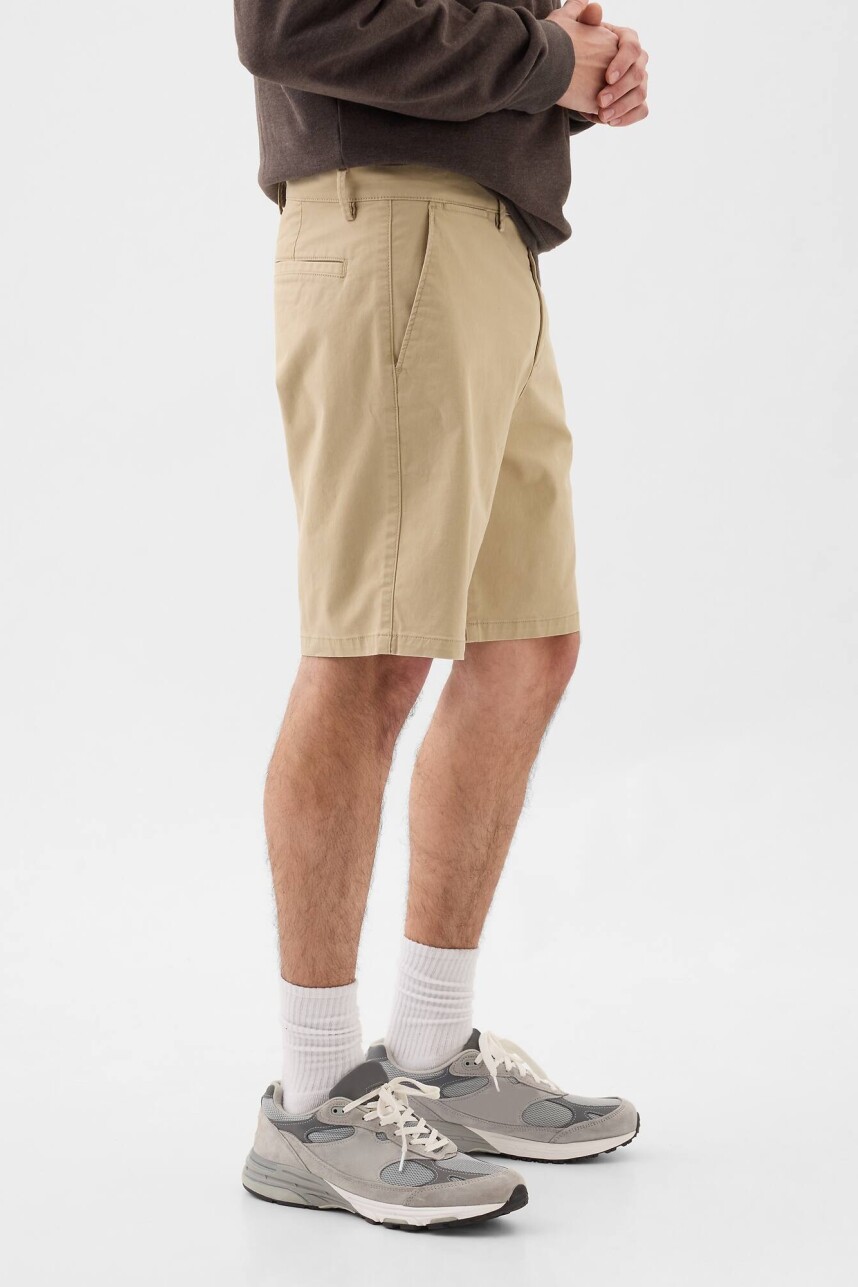Short Essential Easy 9Inch Hombre Iconic Khaki