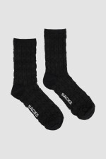 Medias diseño relieve extra Negro