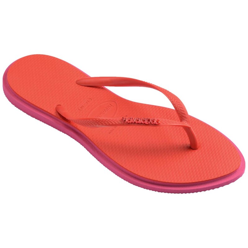 Sandalias Havaianas Slim Point FC Mujer Rosa Flux Rojo