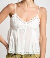 Blusa Encaje Bordados Off White