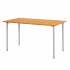 Mesa De Comedor Modelo Gitana, Rectangular Apta Para 6 Personas. MARRON