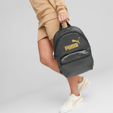 Mochila Puma Core Up Backpack Negro - Dorado