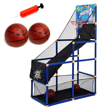 Tablero Basket Lanzador Armable + 2 Pelotas + Inf Bkt001019