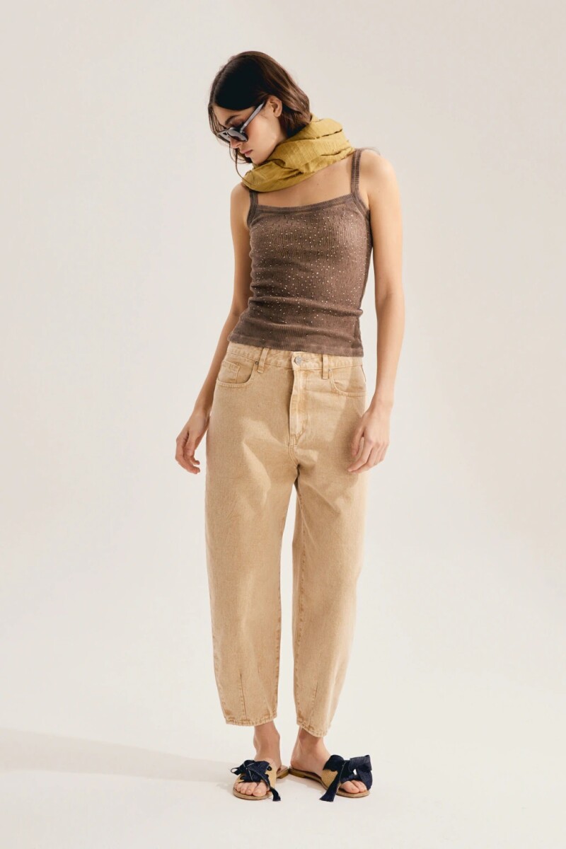 MUSCULOSA BOSSA SHINNY Marron