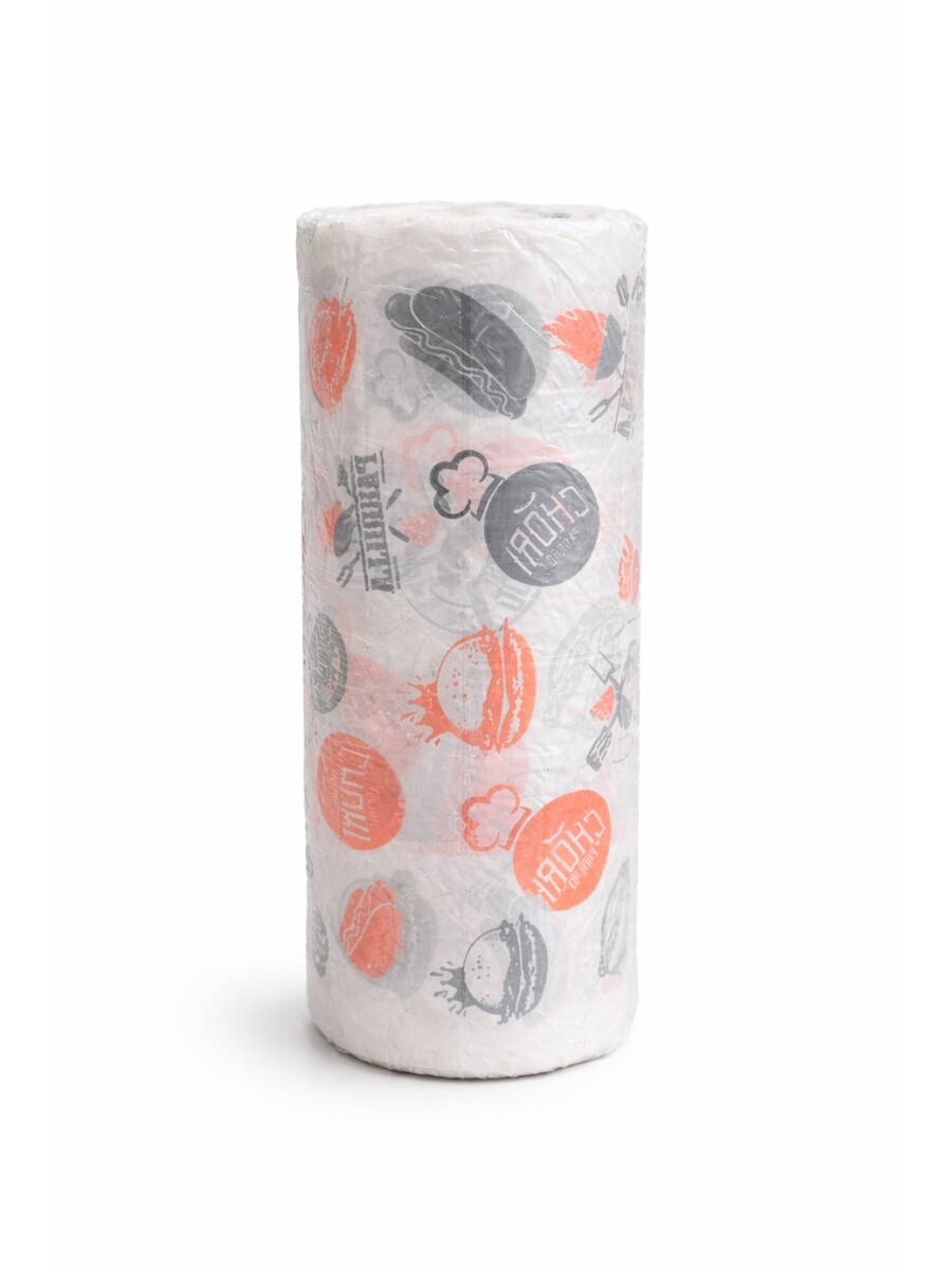 BOLSA EN ROLLO IMPRESA PARA HAMBURGUESA impreso hamburguesa