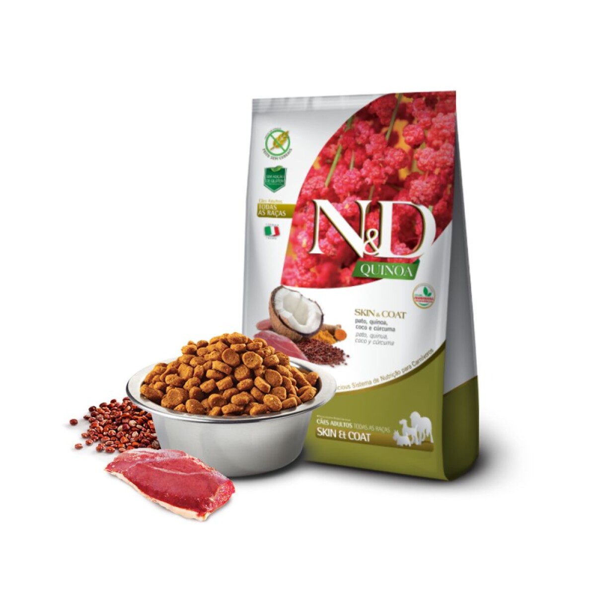 N&D Quinoa Can Skin & Coat Pato 10,1 kg 