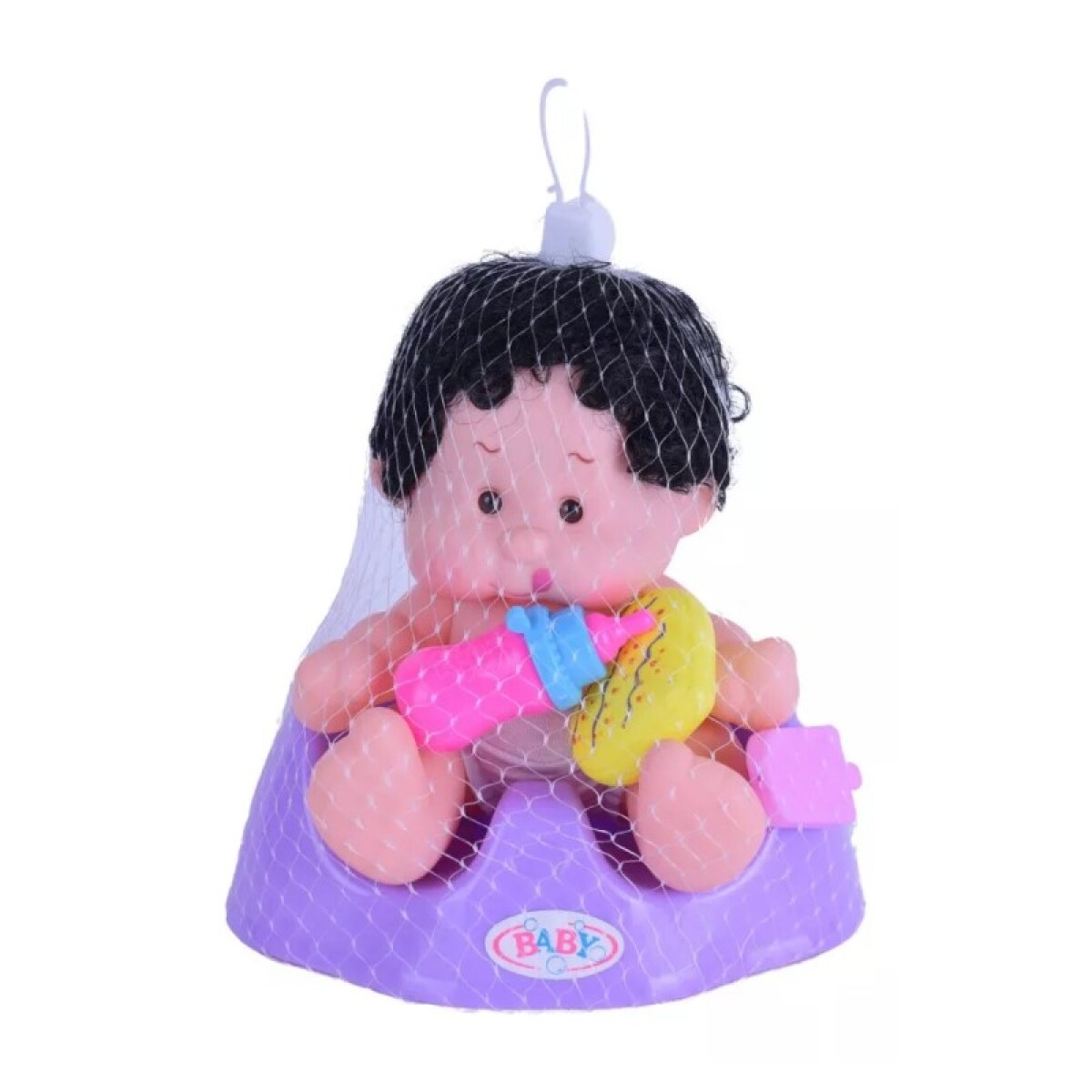 Bebé sentado en pelela y accesorios - Bebé Sentado En Pelela Y Accesorios 
