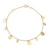 Pulsera Discos -Oro bajo-Sin piedra-PU8076 sinpiedra