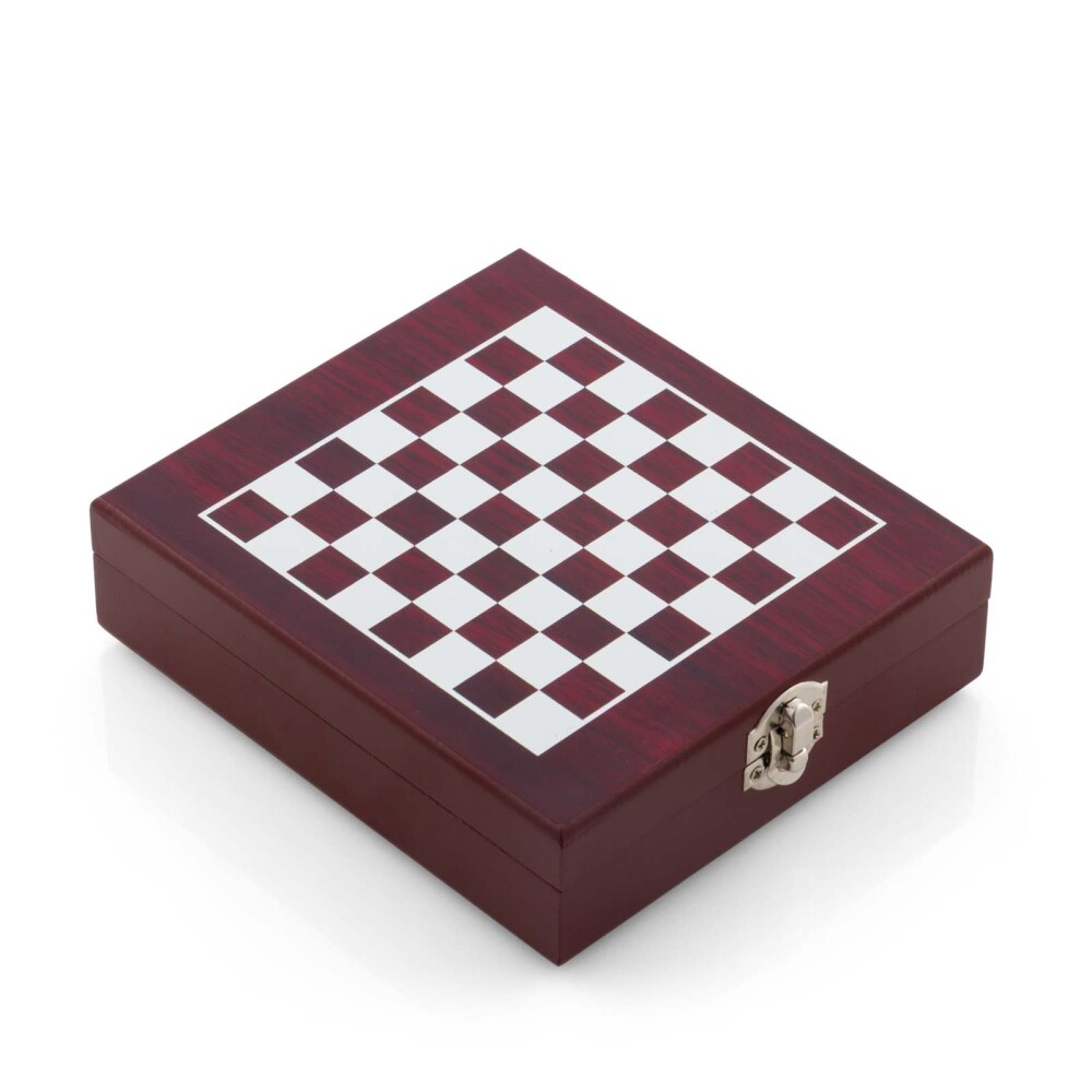 SET ACCESORIOS VINO ACERO-INOXIDABLE-Y-MADERA MARRON V0100602
