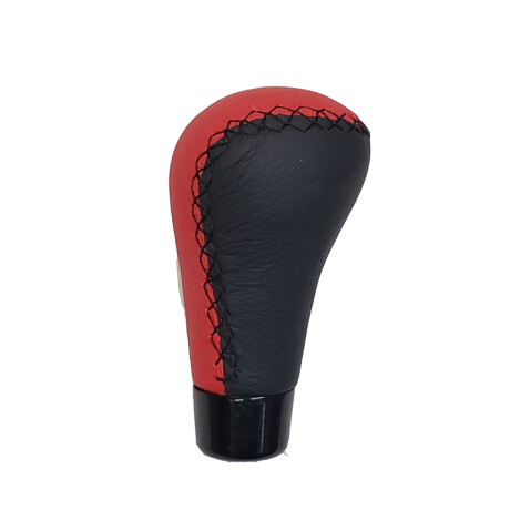 PERILLAS CAMBIO FRENO - BOCHA PALANCA CAMBIOS CUERO, NEGRO-ROJO WESTON PERILLAS CAMBIO FRENO - BOCHA PALANCA CAMBIOS CUERO, NEGRO-ROJO WESTON