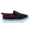 Championes DC Batman Slip On de Niños - BATCSS24001 Negro-rojo