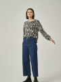 Pantalon Marggiela Azul Oscuro
