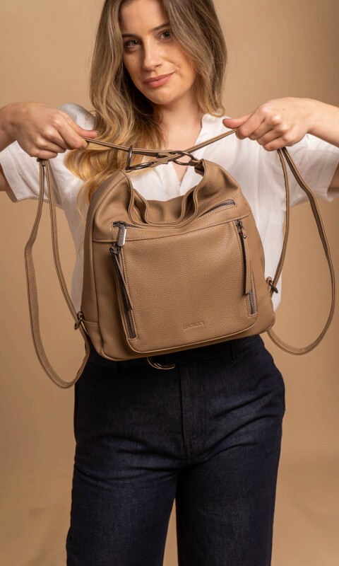 CARTERA MOCHILA CALENDULA TOPO