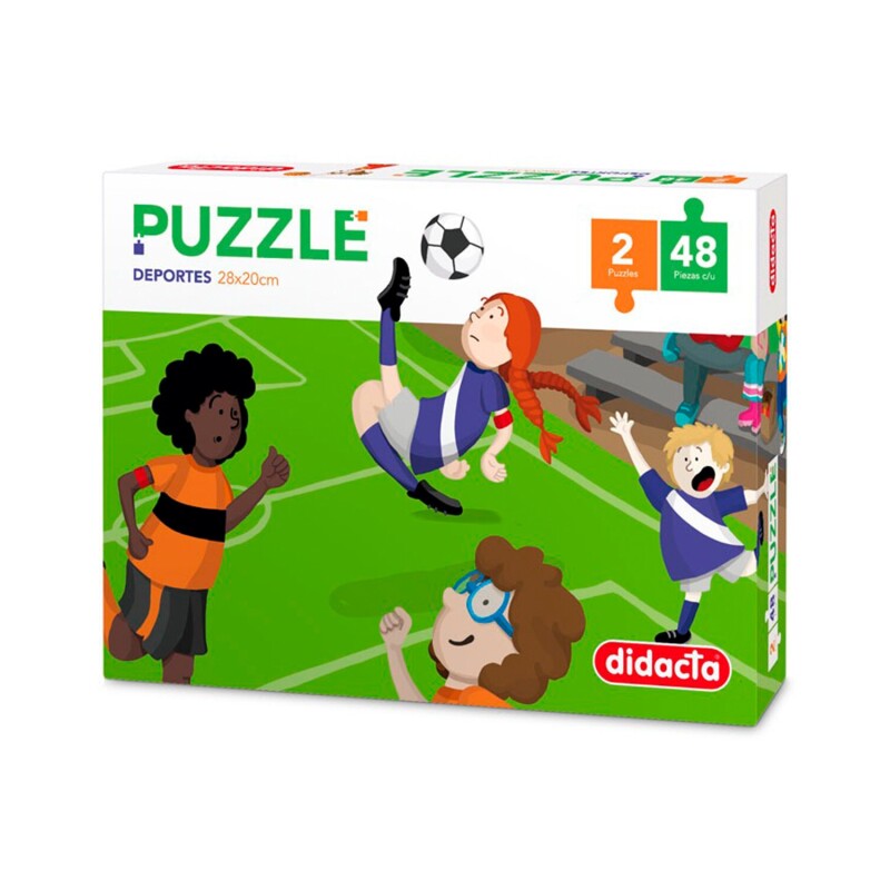 Set x2 puzzles 48 piezas cada uno Didacta Deportes Set x2 puzzles 48 piezas cada uno Didacta Deportes