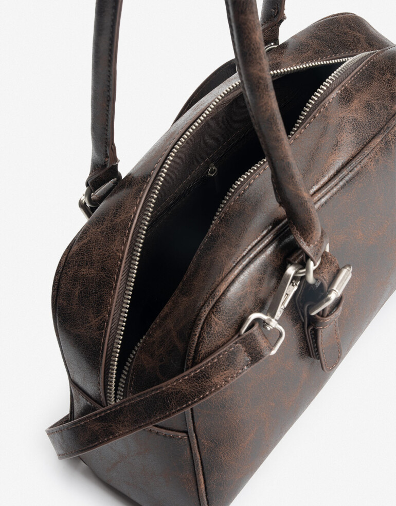 Bowling Cartera Formato Bowling - Marron Chocolate