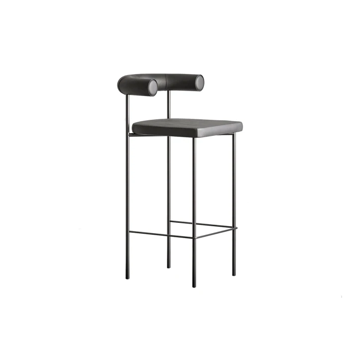 Banqueta Leather Negro