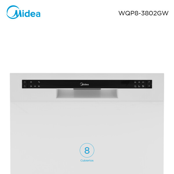 Lavavajillas Blanco 8C Midea WQP83802GW Lavavajillas Blanco 8C Midea WQP83802GW