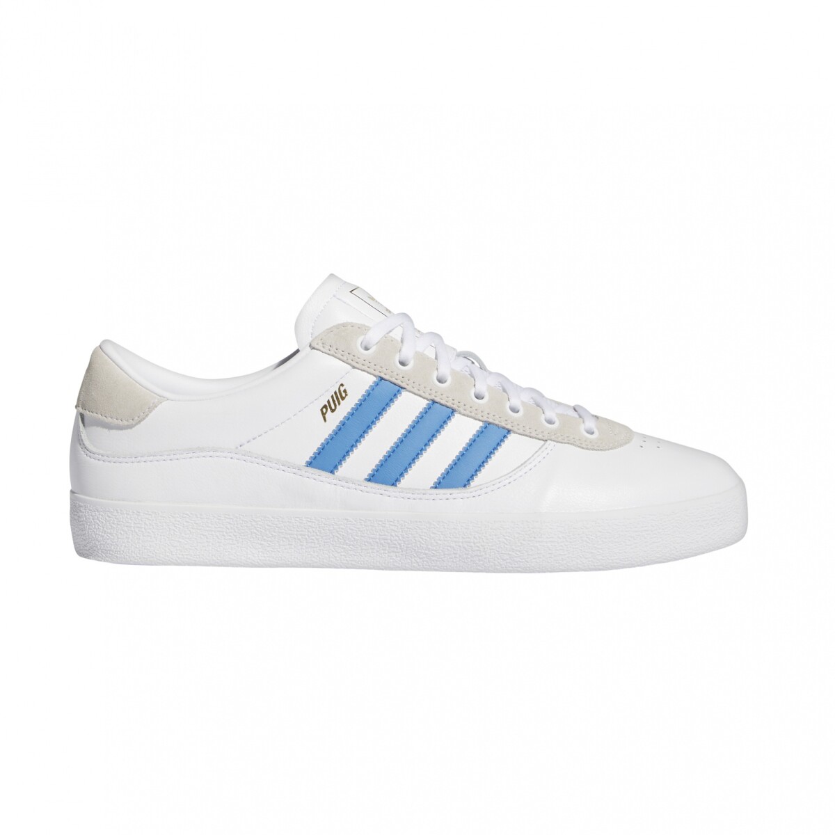 adidas Puig Indoor - White & Light Blue 