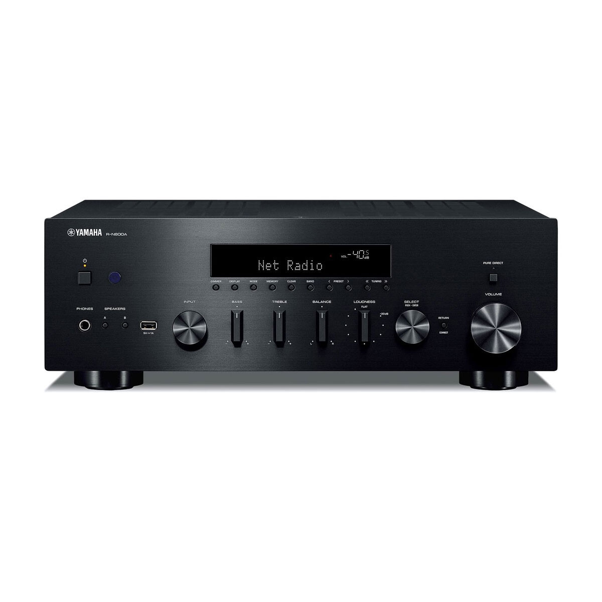 RECEIVER HI-FI YAMAHA MUSICCAST R-N600A BLACK 