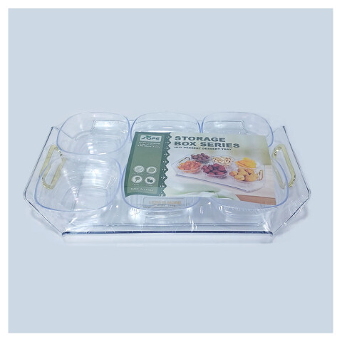 Set de salseras copetineros x6 c/bandeja de acrílico Set De Salseras Copetineros X6 C/bandeja De Acrílico