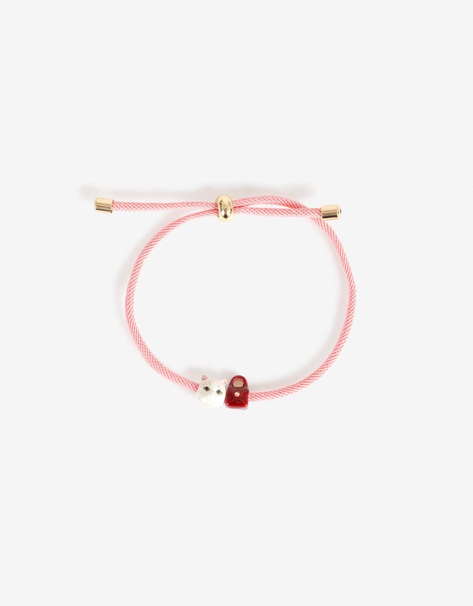 Pulsera Multicharm Bañado En Oro 
