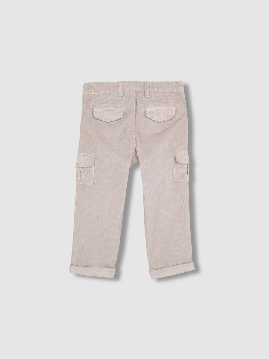 Pantalon Cargo Micro Arena Claro