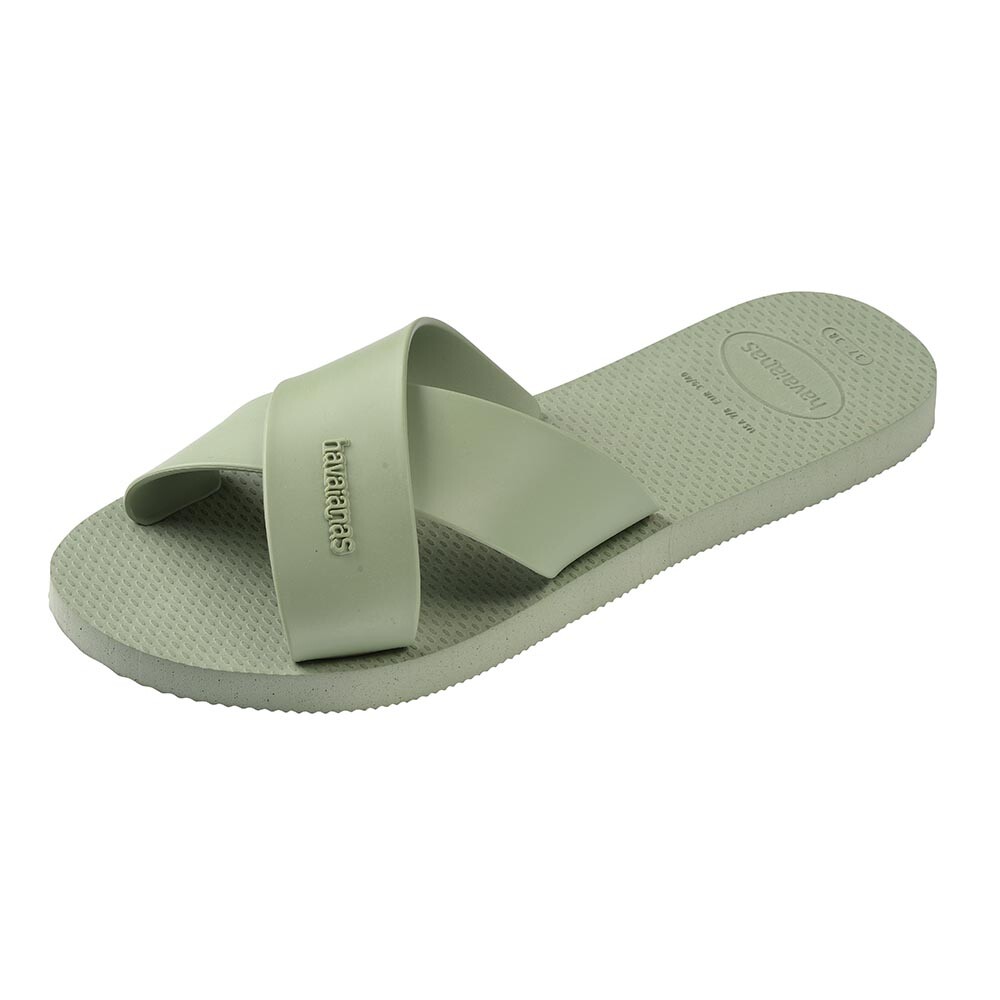 Sandalias Havaianas Aqua Mujer Smoke Green