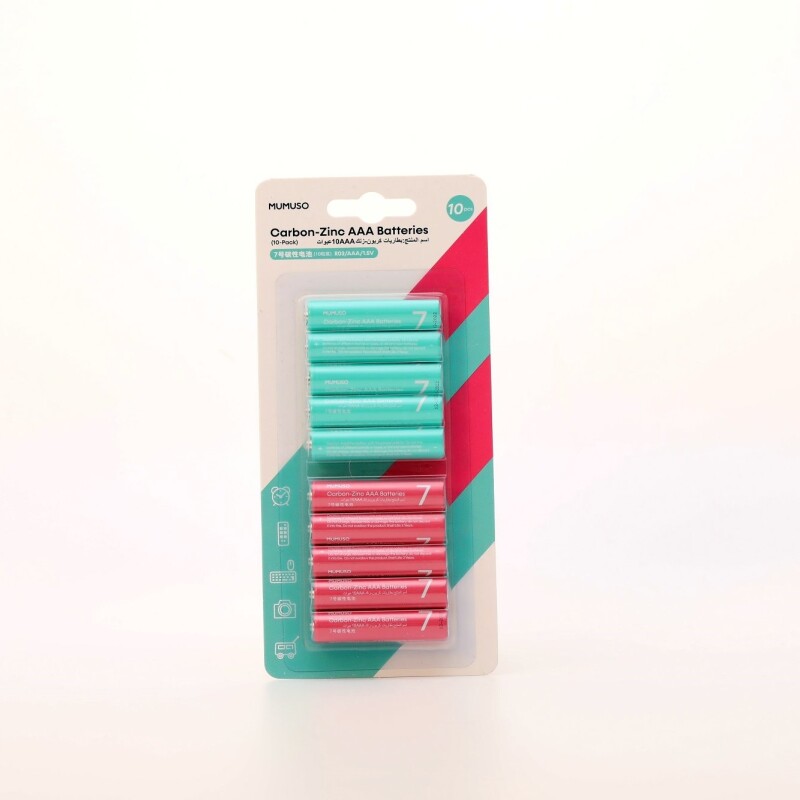PILAS AAA DE CARBONO-ZINC (PAQUETE DE 10) PILAS AAA DE CARBONO-ZINC (PAQUETE DE 10)