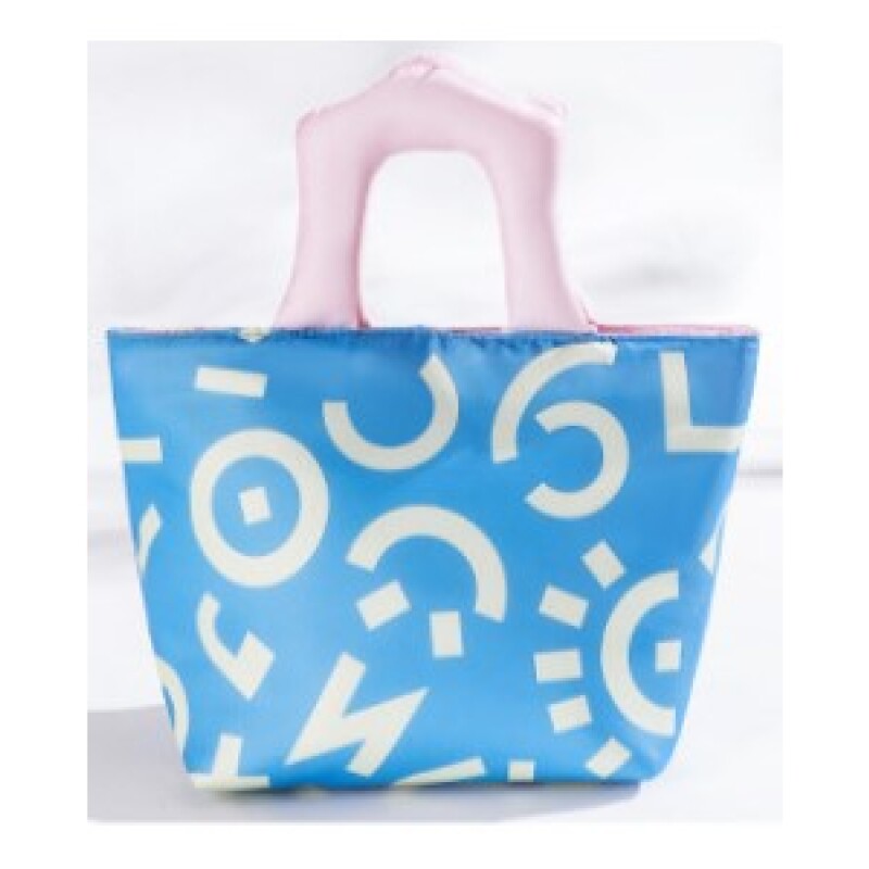 BOLSA TÉRMICA CARTOON COLORIDA PARA ALMUERZO (CELESTE) BOLSA TÉRMICA CARTOON COLORIDA PARA ALMUERZO (CELESTE)