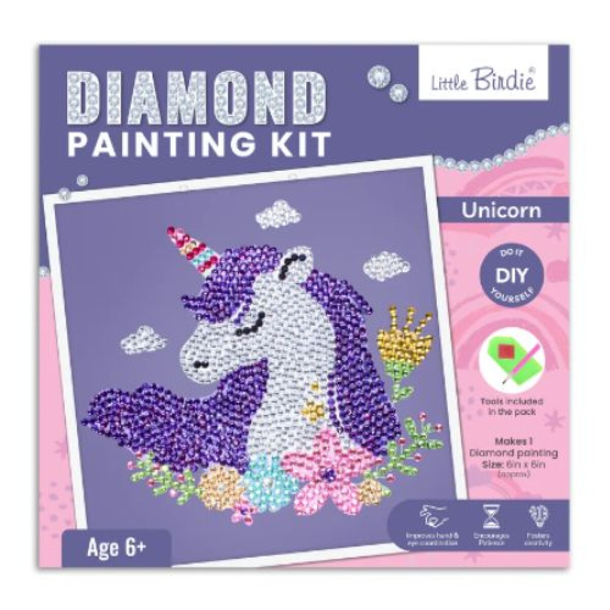 Set de Diamantes Little Birdie - Unicornio 