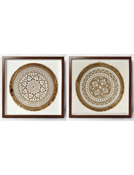 SET 2 CUADROS 50x50cm MANDALAS SET 2 CUADROS 50x50cm MANDALAS