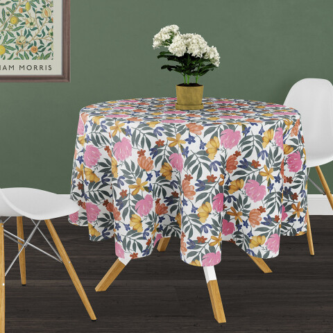 Mantel Bukara Peva Redondo 160 cm Flores
