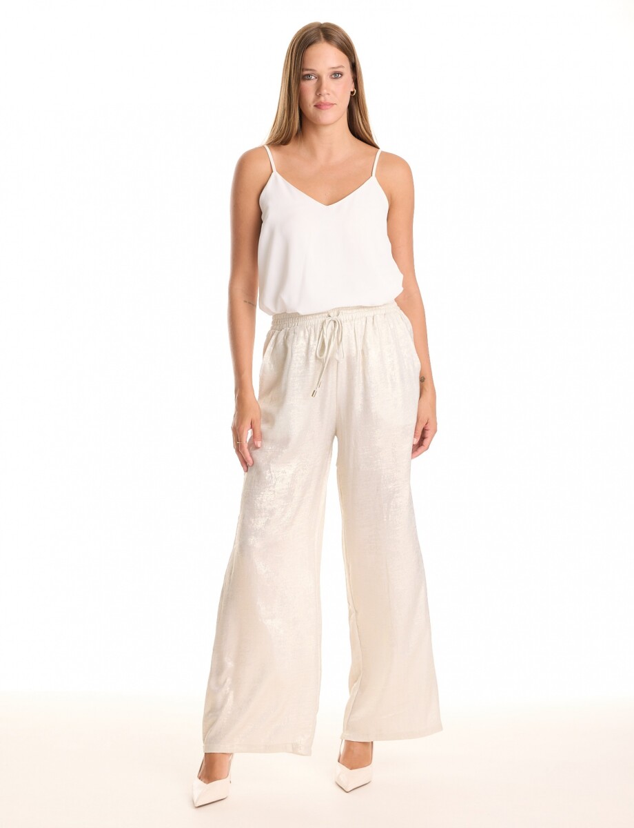 Pantalon Brillo - Crudo 