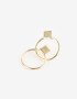 Aros Pasantes Metal Aros De Metal - Dorado