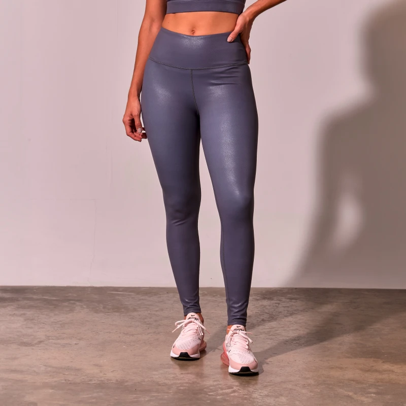 Pantalón Largo Legging Reptil de Mujer Gris