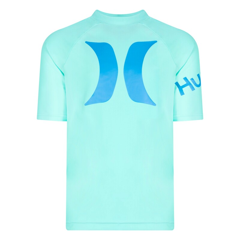 Remera Raglan Rashguard de Niños Verde