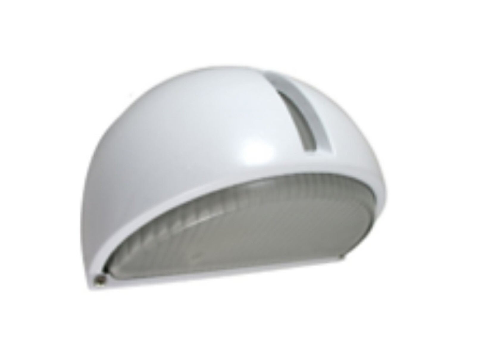 TORTUGA ALUMINIO SEMICIRC.C/VISERA 100W BLANCO - NC 