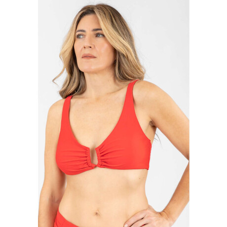 Top leona Hot red